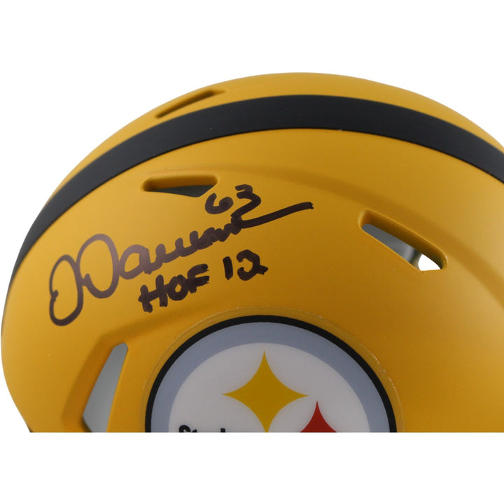 Dermontti Dawson Signed Pittsburgh Steelers 25 Alt Mini Helmet HOF Beckett 54275