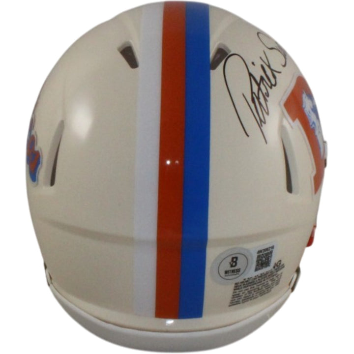 Patrick Surtain Autographed Denver Broncos Retro Mini Helmet Beckett 56422
