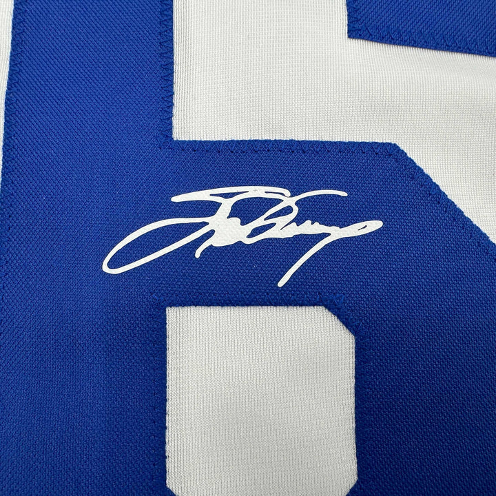 Facsimile Autographed Steve Garvey Los Angeles LA White Reprint Jersey Men's XL