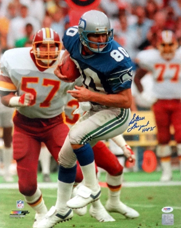 Steve Largent Signed 16x20 Photo Seattle Seahawks "HOF 95" PSA/DNA ITP