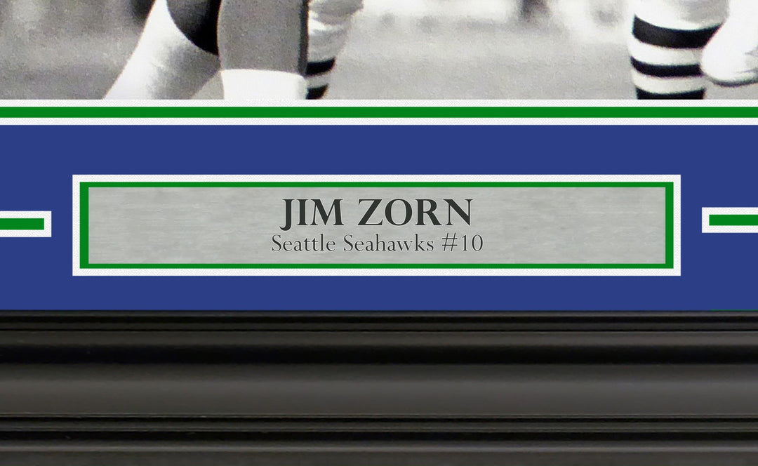 Jim Zorn Signed Framed 16x20 Photo Seattle Seahawks MCS Holo