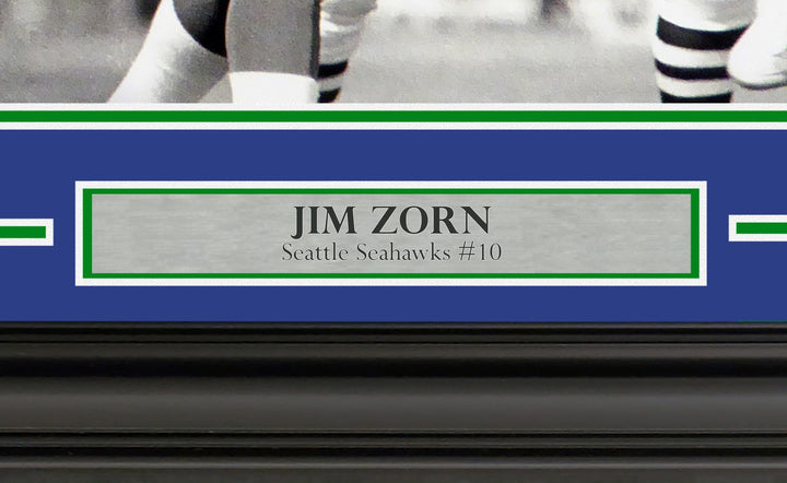 Jim Zorn Signed Framed 16x20 Photo Seattle Seahawks MCS Holo
