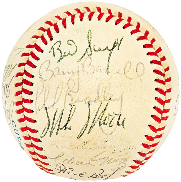 1985 Seattle Mariners Team Signed Signed Official AL Baseball With 24 Signatures