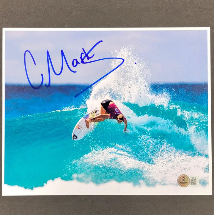 Caroline Marks signed 8x10 Photo USA Olympics Gold Surfer autograph~ Beckett BAS
