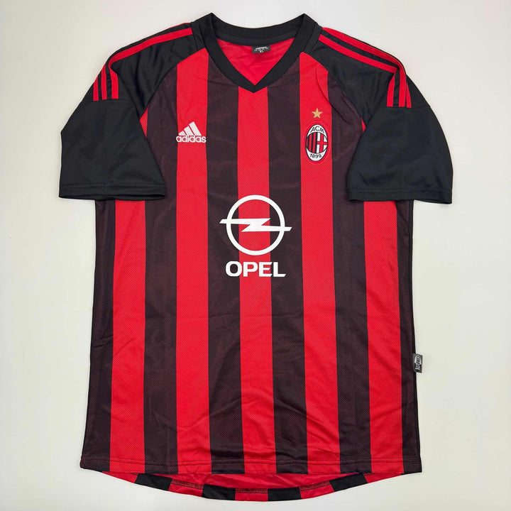 Autographed/Signed Andriy Shevchenko AC Milan Red/Black Jersey Beckett BAS COA