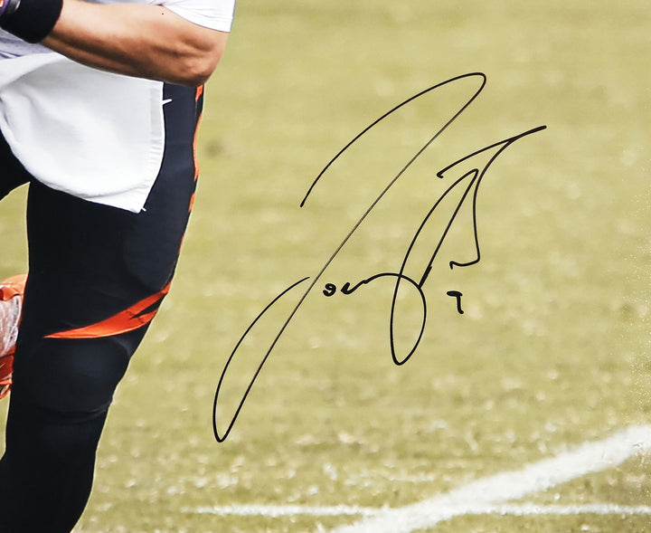 Joe Burrow Signed Framed 16x20 Photo Cincinnati Bengals Fanatics Holo