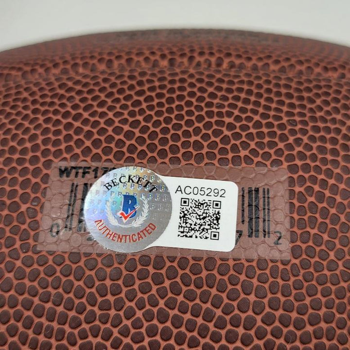 Darrelle Revis signed Wilson NFL Football NY Jets autograph (B) Beckett BAS