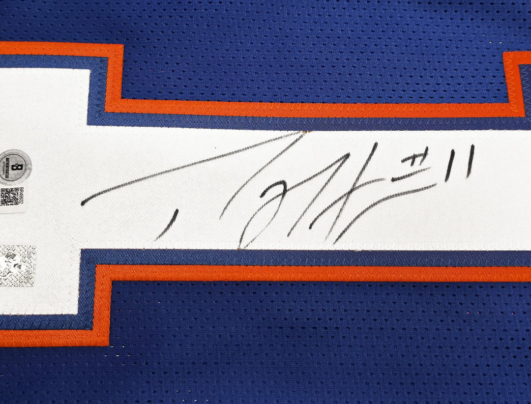 Florida Gators Percy Harvin Autographed Signed Blue Jersey "#11" Beckett