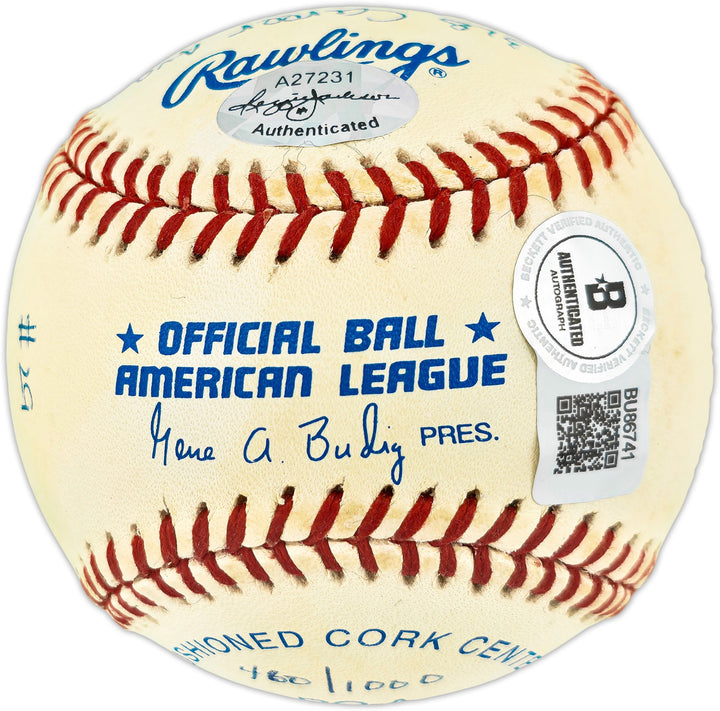 Rod Carew Auto AL Statball Baseball Twins Angels 18 Inscriptions #/1000 Beckett