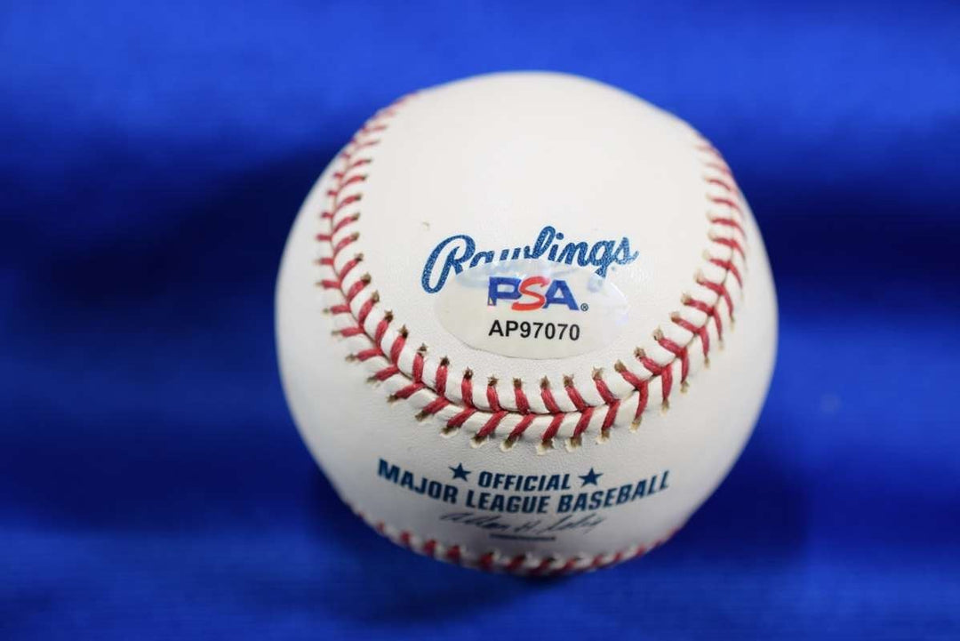 Pepper Paire Davis PSA DNA Autograph Major League OML Signed Baseball AAGPBL