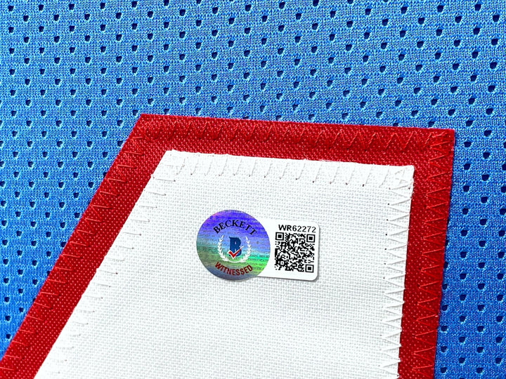 Earl Campbell Autographed Houston Oilers Jersey Framed BAS Signed Memorabilia