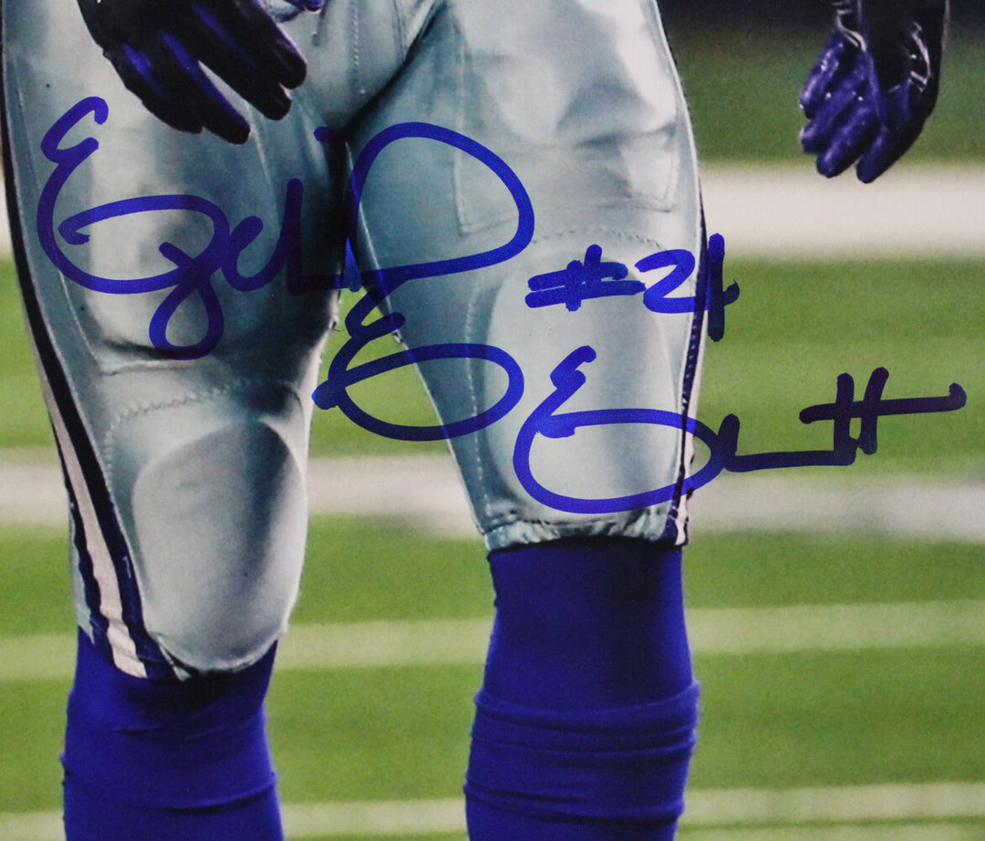 Dak Prescott & Ezekiel Elliott Signed Dallas Cowboys 16x20 Photo Beckett 37120