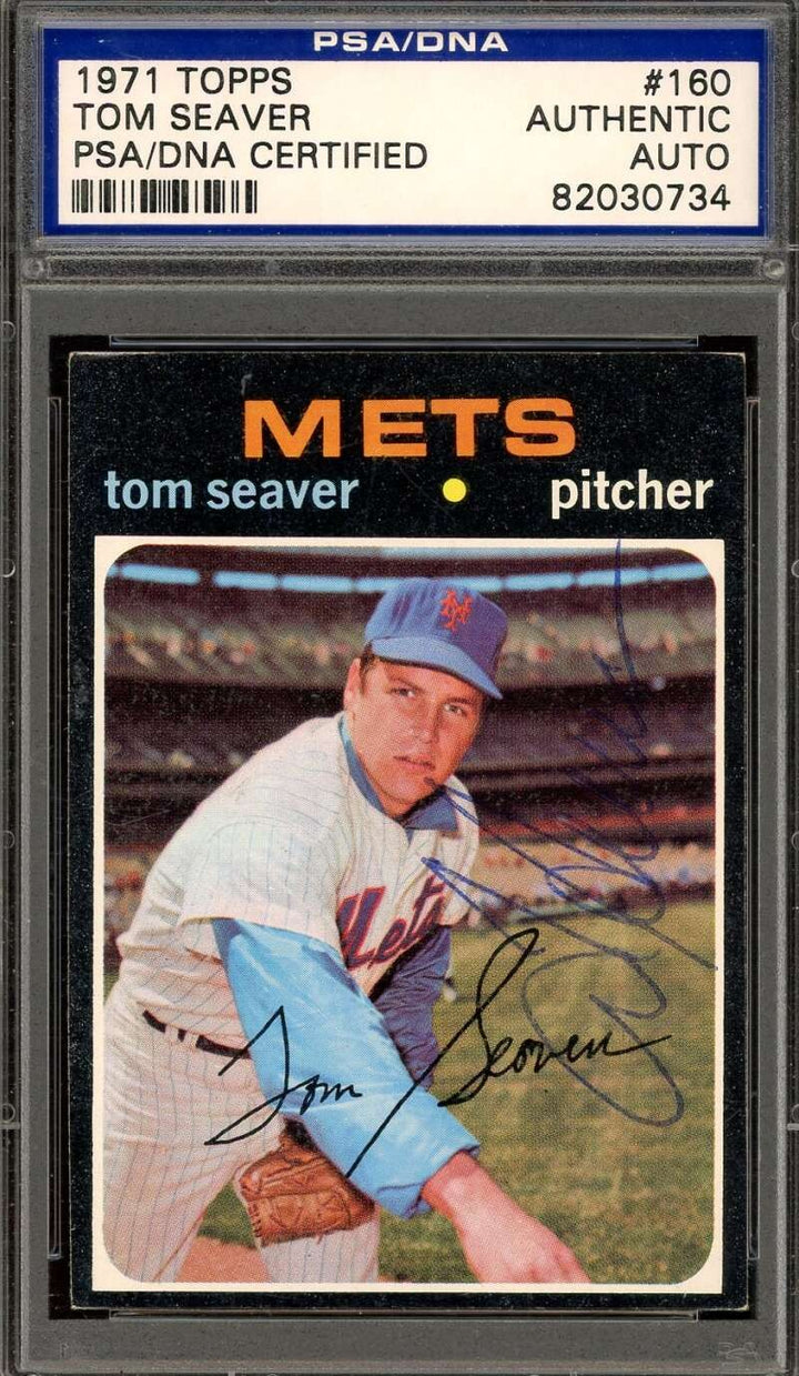 Tom Seaver PSA DNA Signed 1971 Topps Autograph