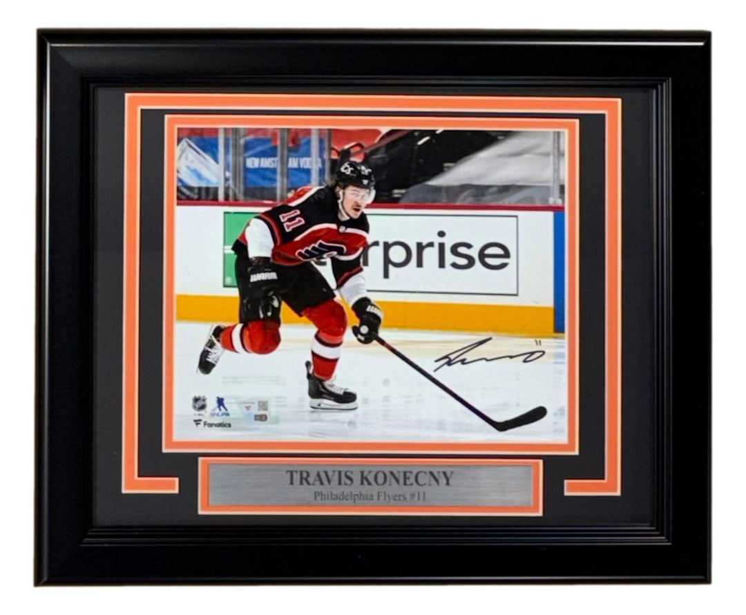 Travis Konecny Signed Framed 8x10 Philadelphia Flyers Photo Fanatics
