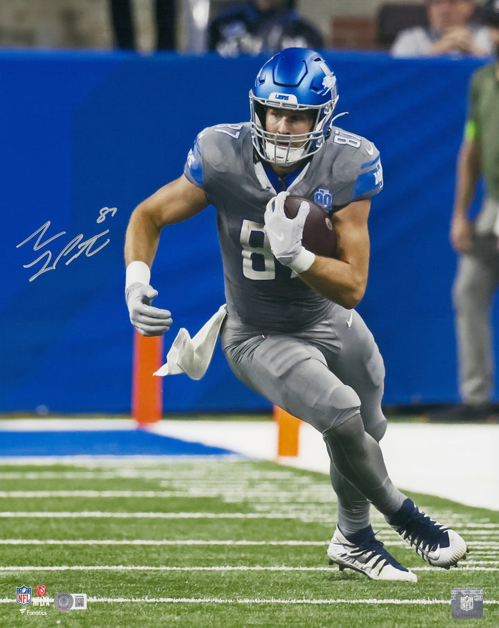 Sam LaPorta Signed 16x20 Photo Detroit Lions Beckett BAS Witness