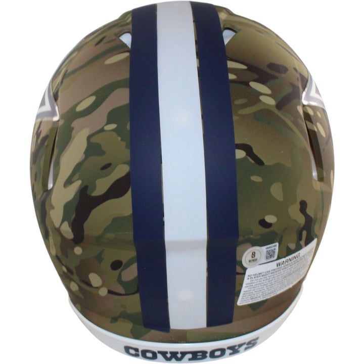 Demarcus Ware Autographed Dallas Cowboys Authentic Camo Helmet Beckett 56353