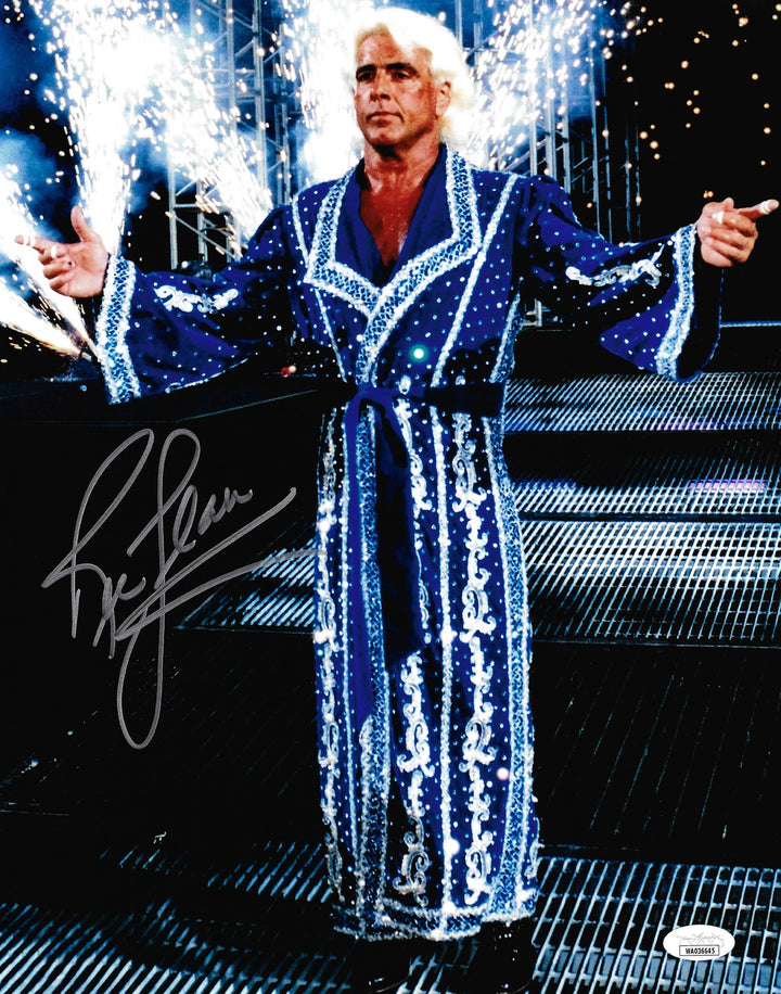 Ric Flair Signed 11x14 Photo JSA