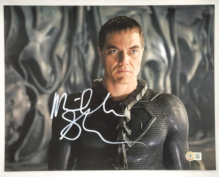 Michael Shannon signed General Zod 11x14 photo The Flash autograph ~ Beckett BAS