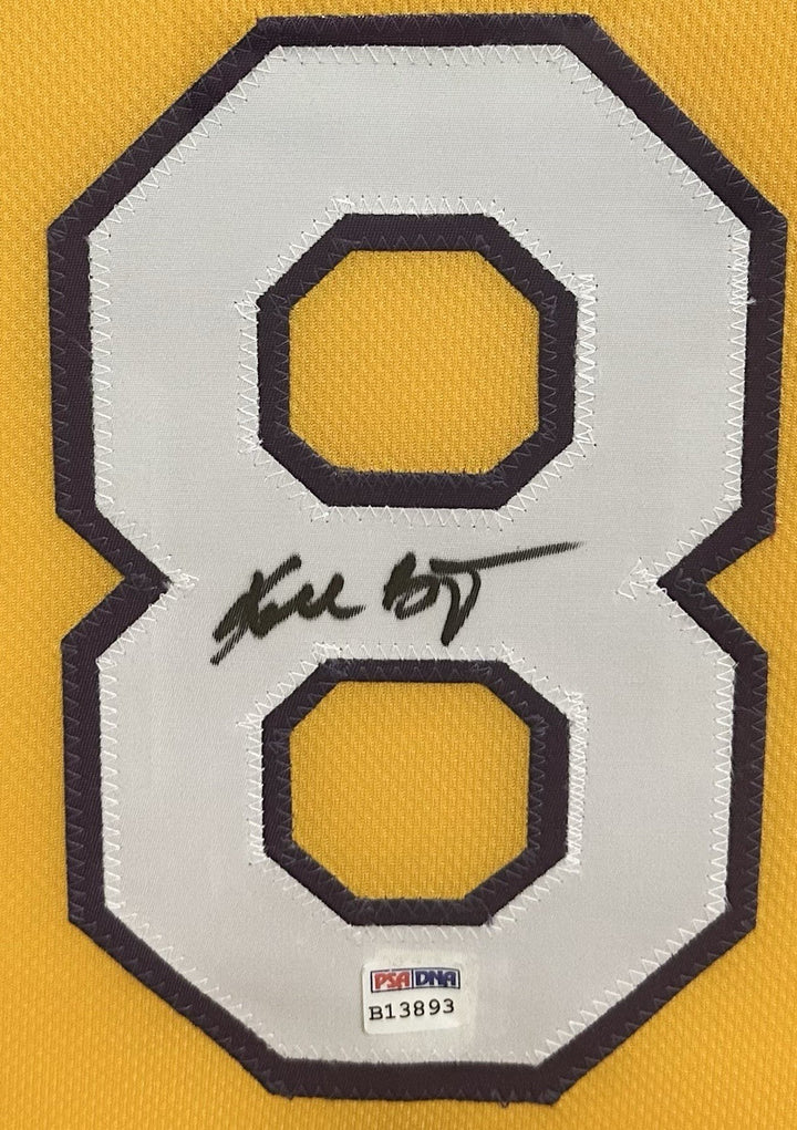Kobe Bryant Signed Framed LA Lakers #8 Jersey 3D Rookie Autograph PSA LOA HOF