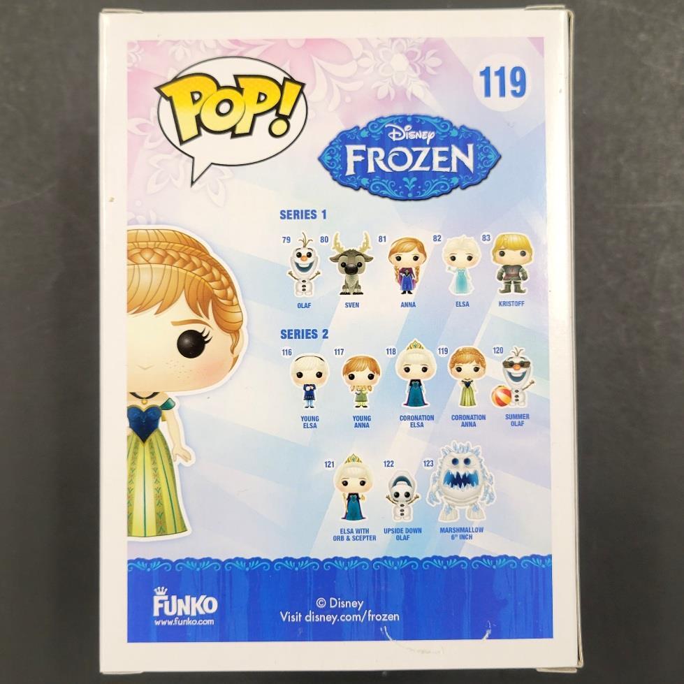 Kristen Bell autograph signed Frozen Coronation Anna Funko Pop ~ PSA/DNA COA
