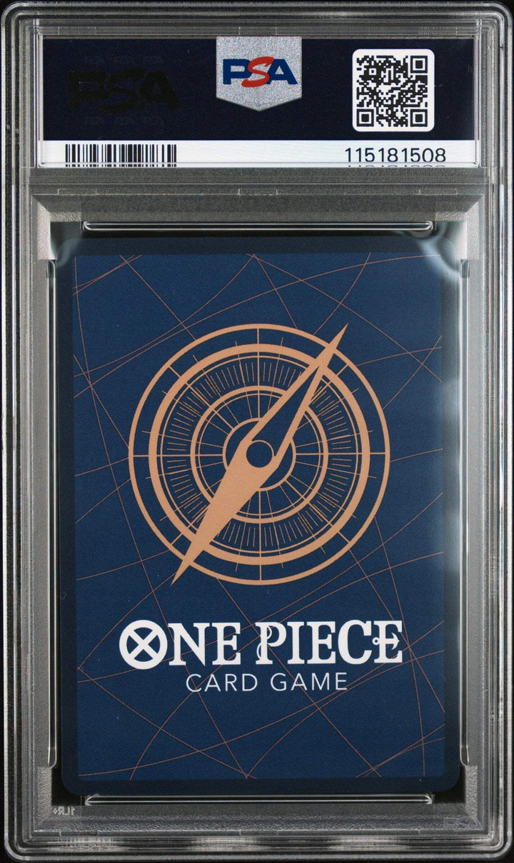 Graded 2024 One Piece PBR01 JP Nami #053 Jolly Roger Foil The Best Card PSA 10
