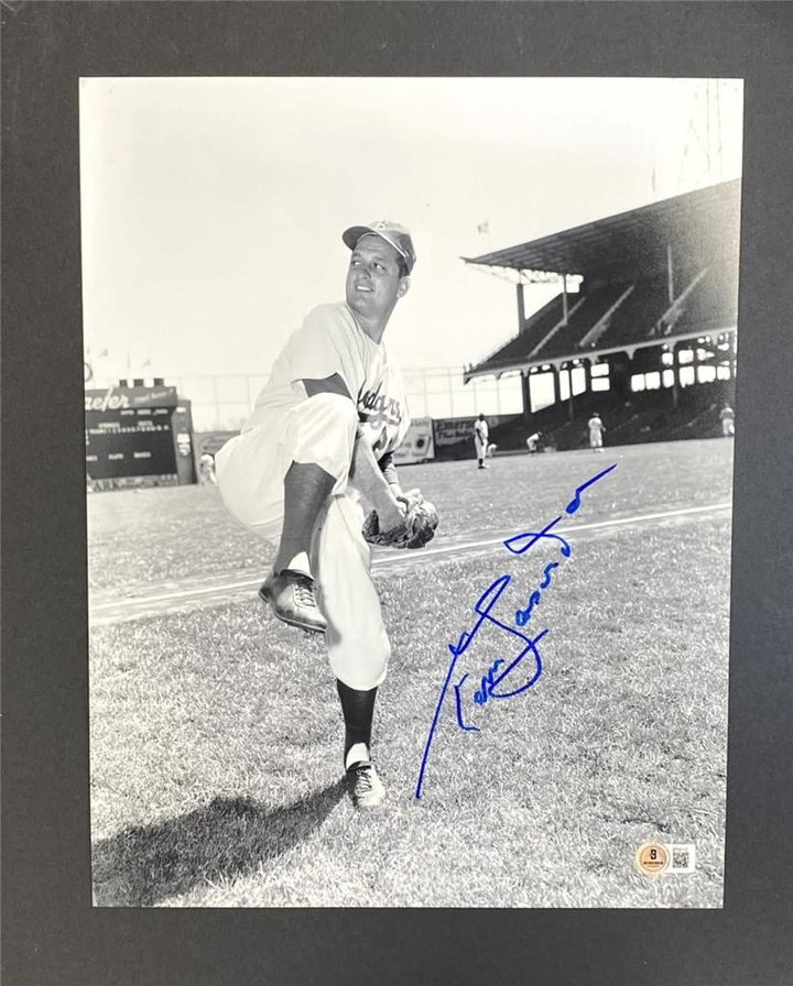 Tom Tommy Lasorda signed Brooklyn Dodgers 11x14 Photo autograph ~ Beckett BAS