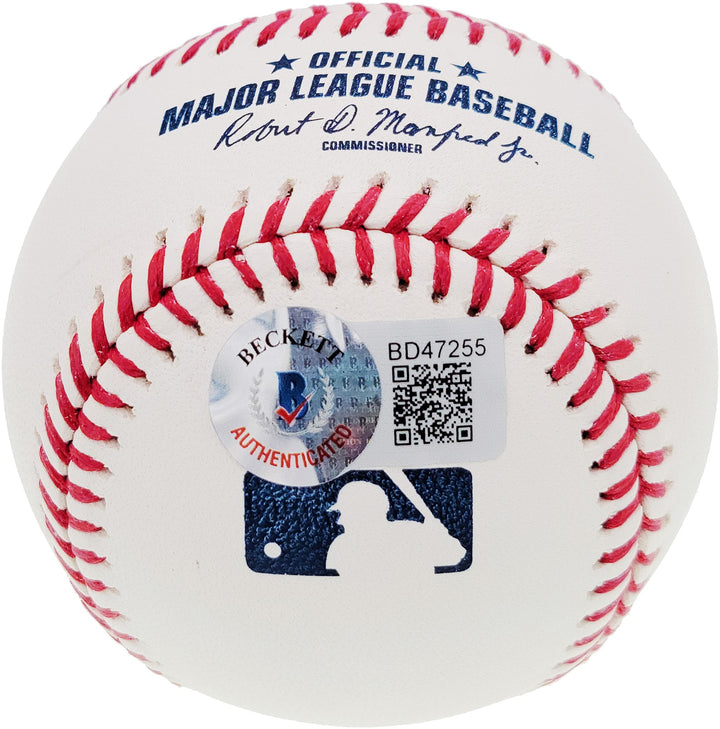 Nolan Ryan Signed Official MLB Baseball Texas Rangers "HOF 99" Beckett BAS