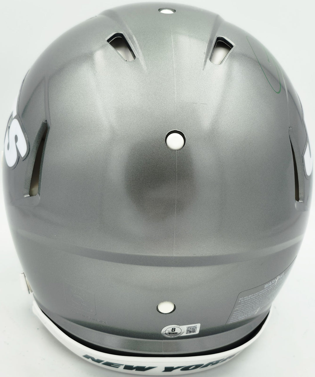 LaDainian Tomlinson Auto Jets Flash Gray Full Size Speed Authentic Helmet HOF 17