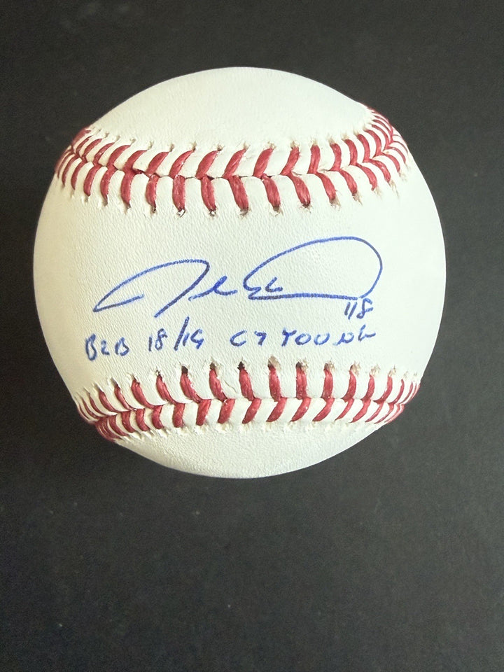 Jacob deGrom Signed Official MLB Baseball B2b 18 19 Cy Young Auto /48 Fanatics