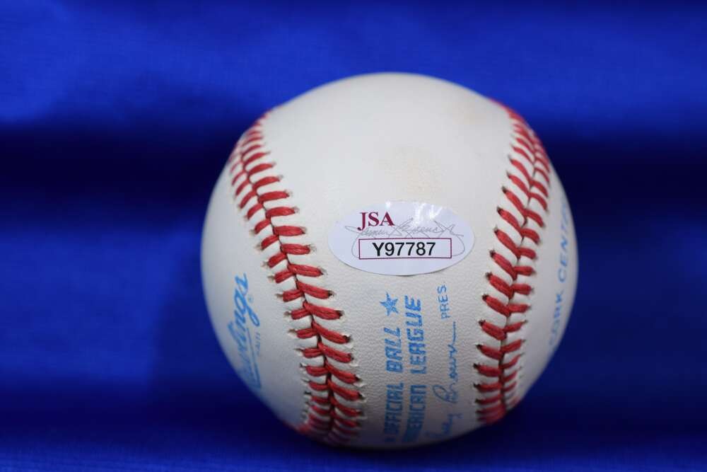 Jim Catfish Hunter JSA COA Autograph American League OAL Signed Baseball