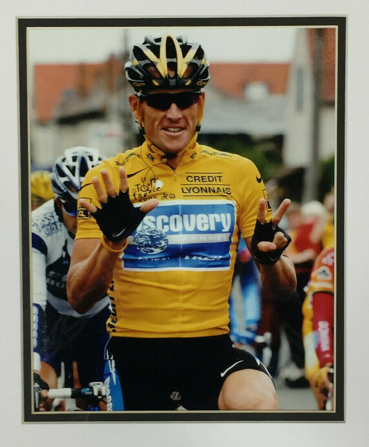 Lance Armstrong Signed 2003 MS69 AMERICAN Silver Eagle Coin framed photo  COA