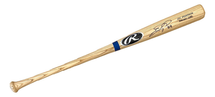Joc Pederson Texas Rangers Signed Rawlings Player Model Bat BAS