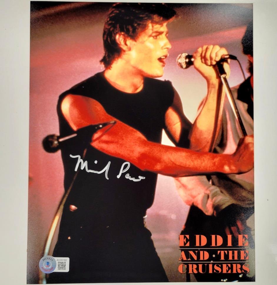 Michael Pare signed Eddie and the Cruisers 8x10 photo #1 autograph ~ Beckett BAS