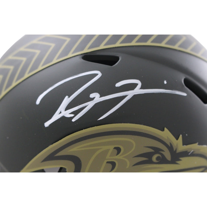 Ray Lewis Autographed Baltimore Ravens 25 STS Mini Helmet Beckett W 55628