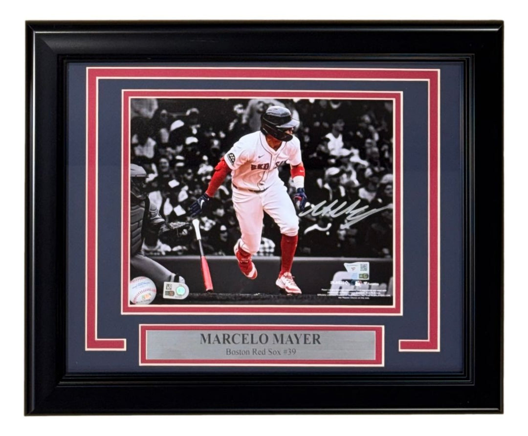 Marcelo Mayer Signed Framed 8x10 Boston Red Sox Photo Fanatics