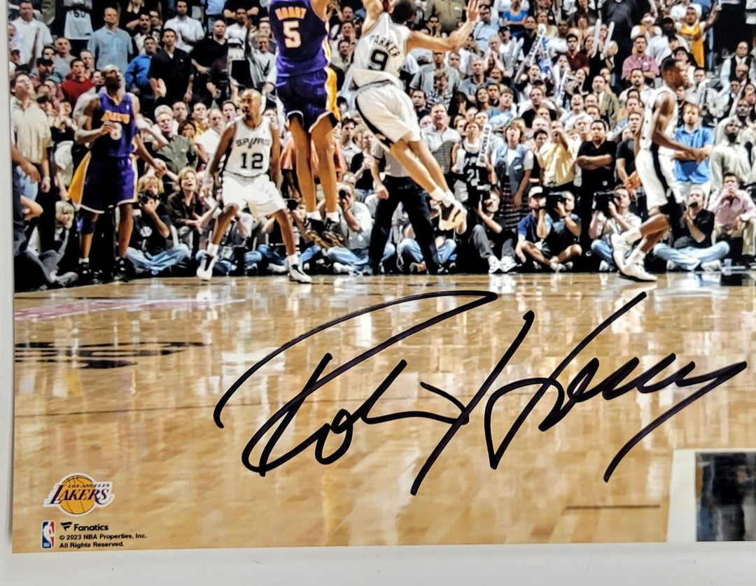 Robert Horry signed Lakers vs Spurs 16x20 photo autograph ~ Beckett BAS Witness