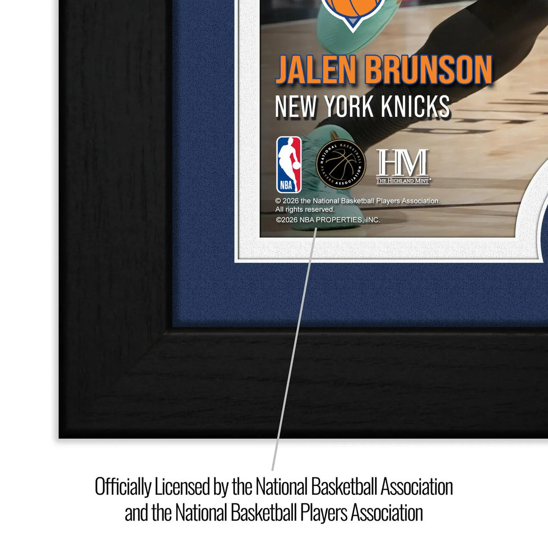 Jalen Brunson 2026 NBA Champions Trophy Bronze Coin Photo Mint