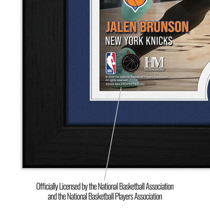 Jalen Brunson 2026 NBA Champions Trophy Bronze Coin Photo Mint