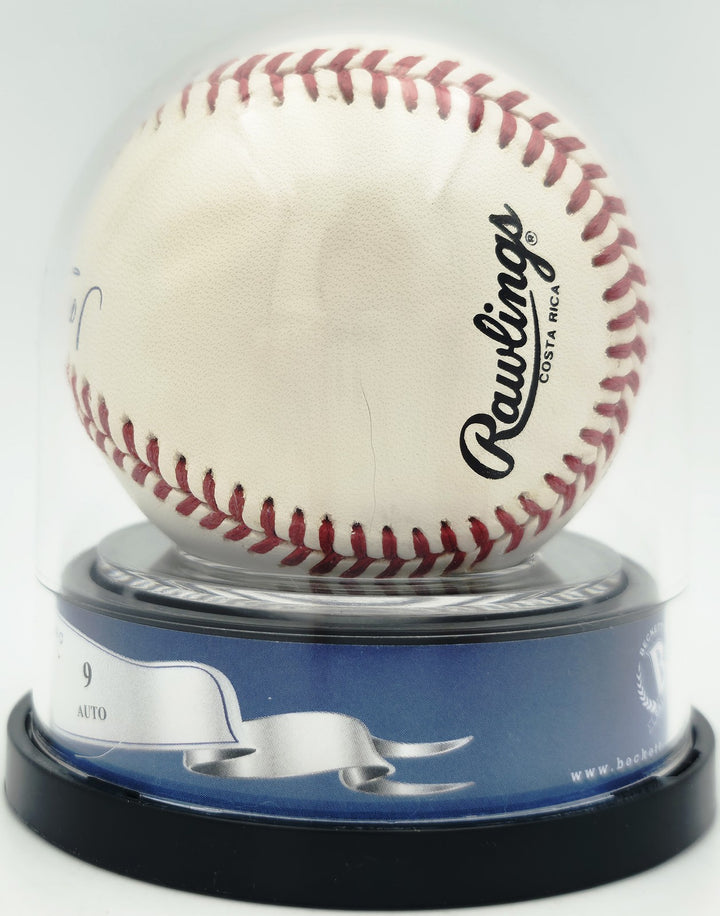 Willie Mays Signed NL Baseball San Francisco Giants Auto Mint 9 Beckett