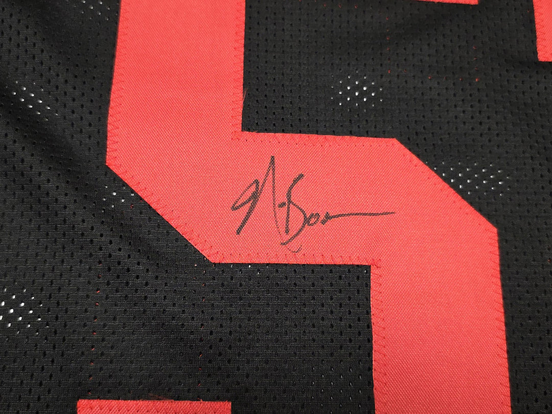 San Francisco 49ers NaVorro Bowman Signed Black Jersey Beckett Witness