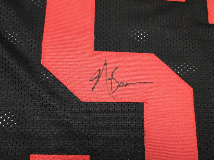 San Francisco 49ers NaVorro Bowman Signed Black Jersey Beckett Witness