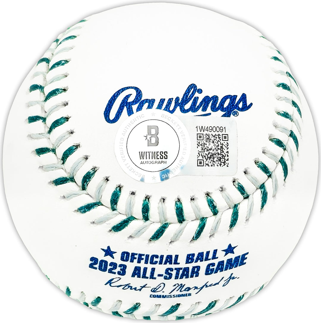 Zac Gallen Auto Official 2023 ASG Logo MLB Game Baseball Diamondbacks 1st BAS