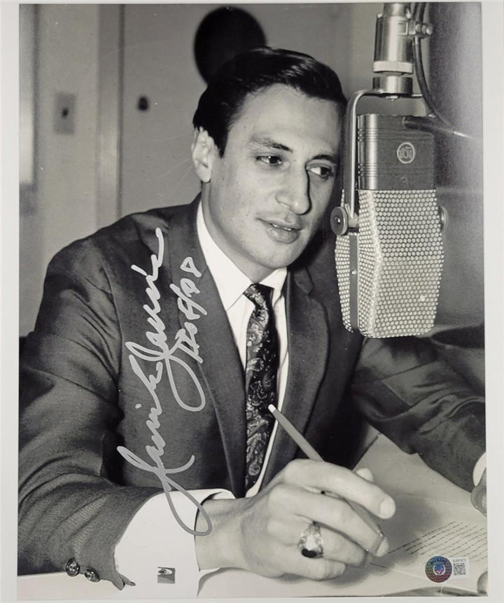 Jaime Jarrin signed "HOF 98" 11x14 photo LA Dodgers autograph ~ BAS Beckett