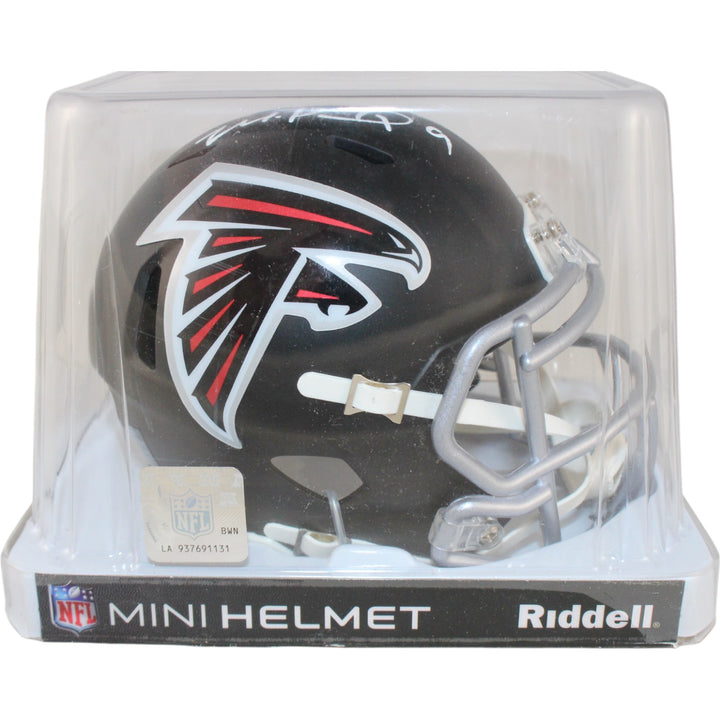 Michael Penix Autographed/Signed Atlanta Falcons Mini Helmet Beckett 53653