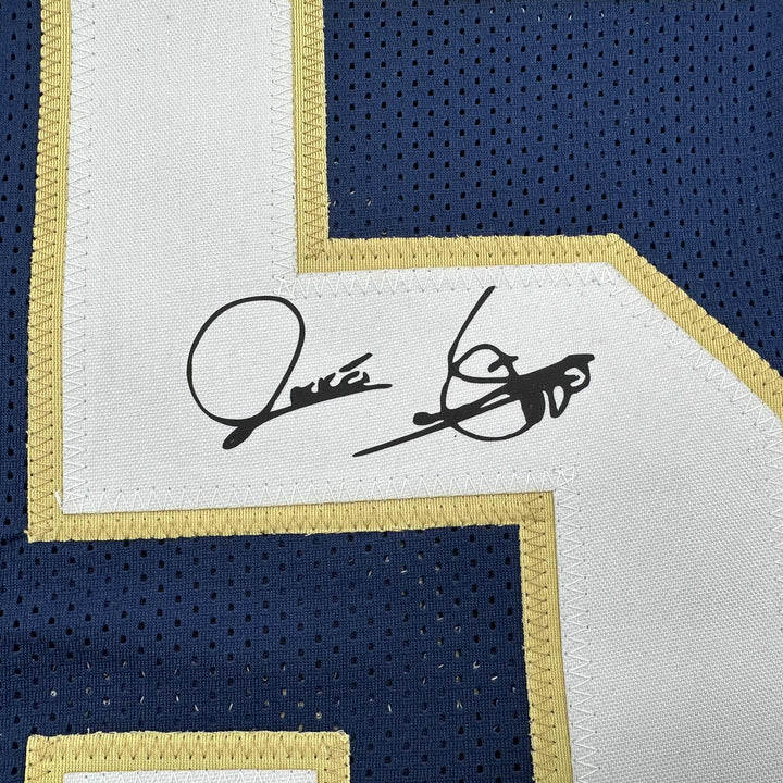 Facsimile Autographed Raghib Rocket Ismail Notre Dame Reprint Jersey Men's XL