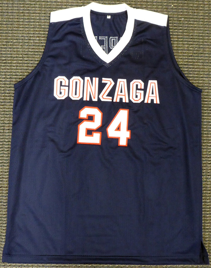 Gonzaga Bulldogs Corey Kispert Autographed Signed Blue Jersey MCS Holo