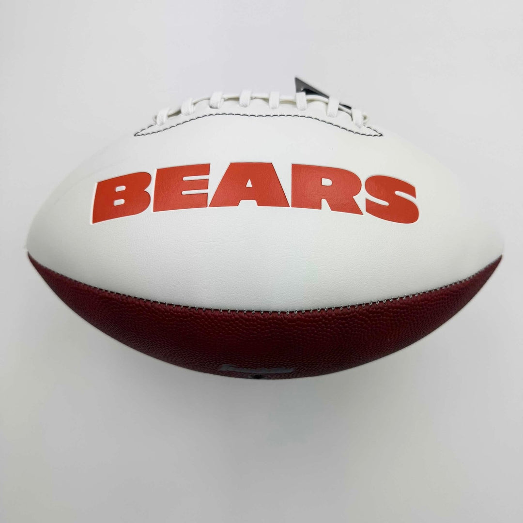 Autographed/Signed Devin Hester Bears Full Size White Panel Logo JSA COA