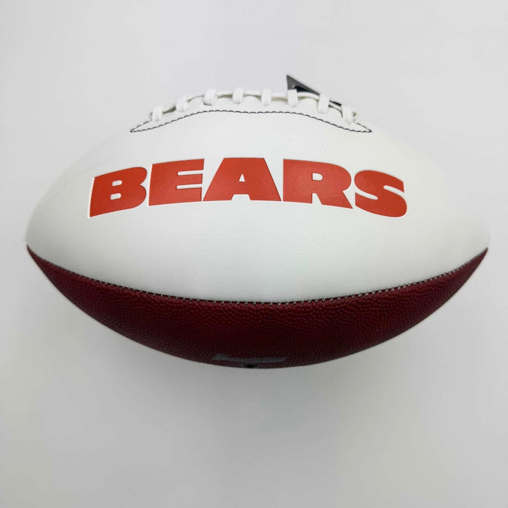Autographed/Signed Devin Hester Bears Full Size White Panel Logo JSA COA