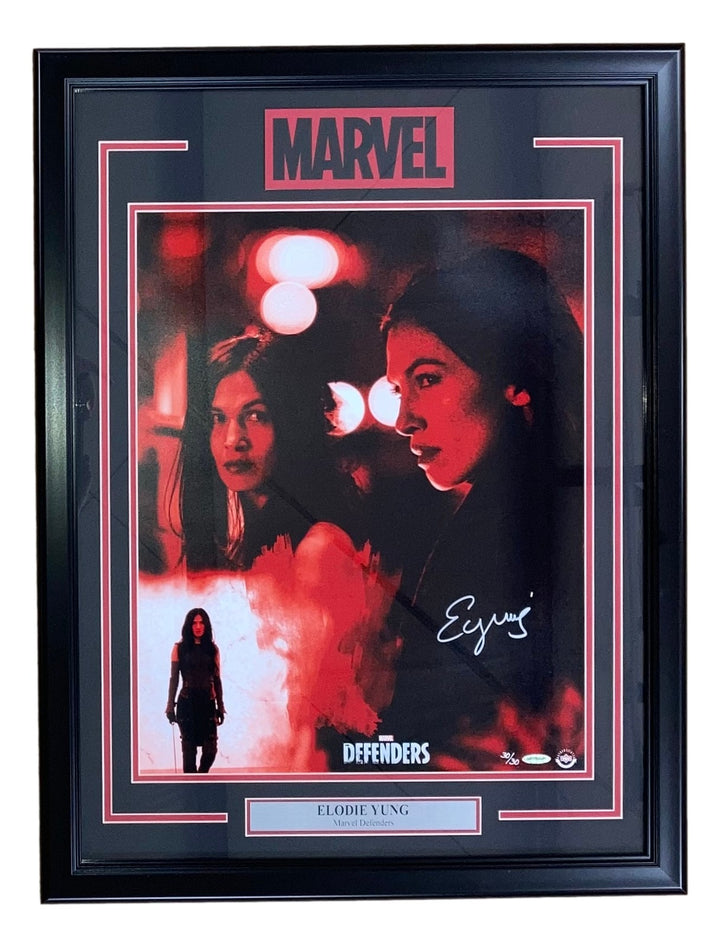 Elodie Yung Signed Framed 16x20 Marvel Defenders Photo UDA
