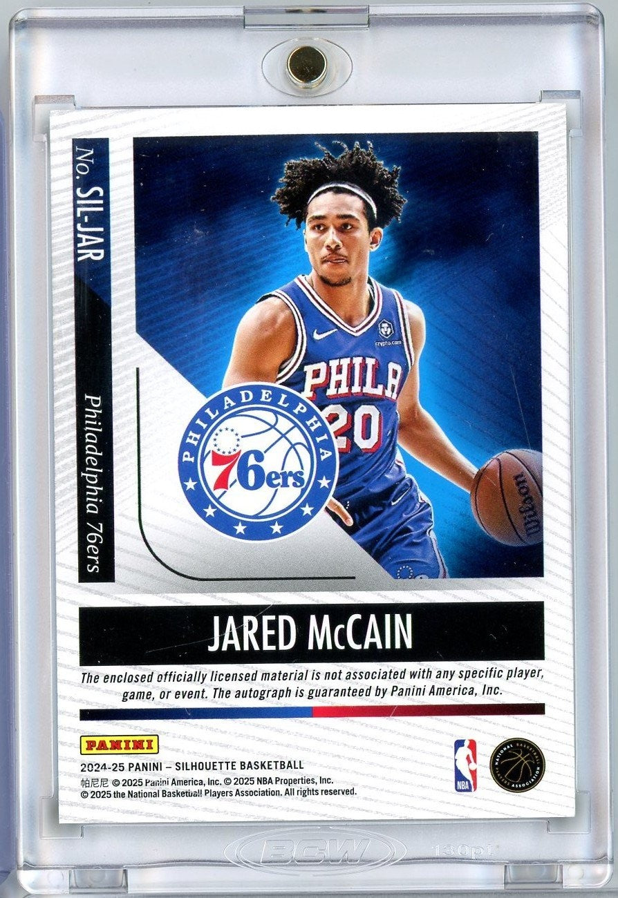 2024 Panini Silhouette Jared McCain #SILJAR /99 Silhouette Autographs RPA
